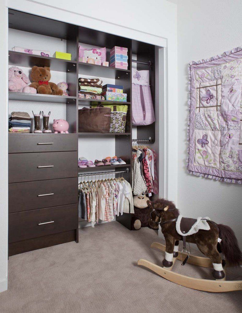 Children's Custom Closet System Installation