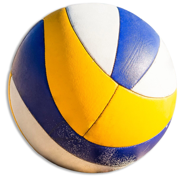 Volleyball on the beach sand. Volleyball on the beach sand.