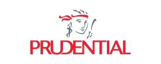 The prudential logo has a man 's face on it.