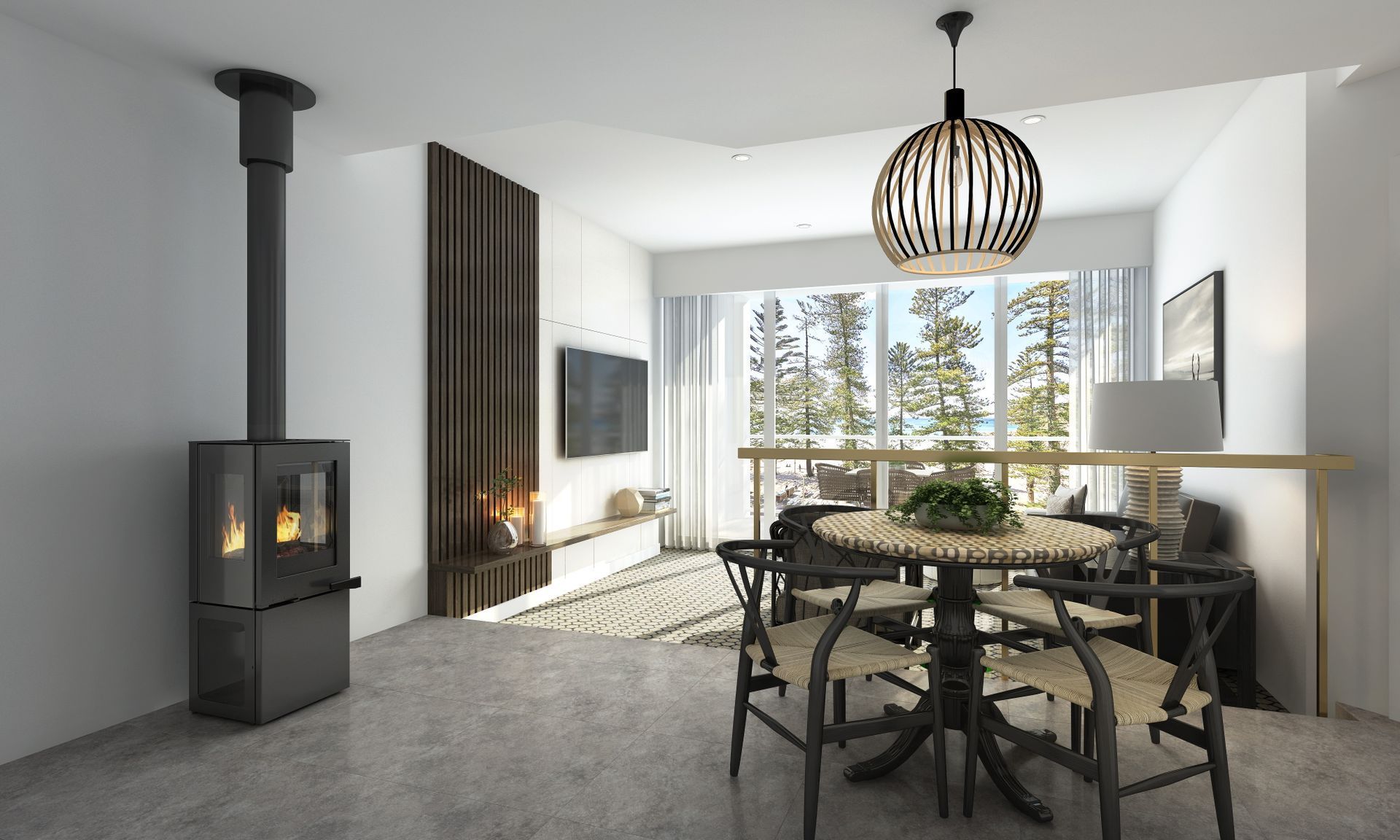 3 sided woodfire from EU