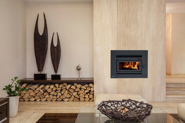 Built in Wood Fireplace Masport