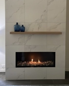 Flexible installation Gas Fireplaces from Escea at Noosa Tiles & Fires