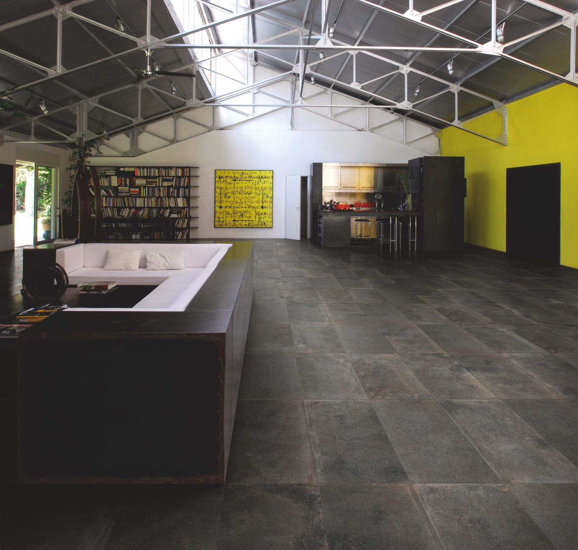Dark Anthracite Porcelain Floor