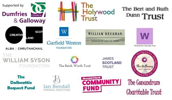 Funders for Birchvale, Dalbeattie include Dumfries & Galloway Council, The Holywood Trust and the Garfield Weston Foundation