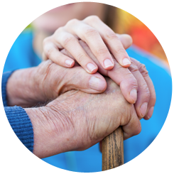 An image showing hands caring