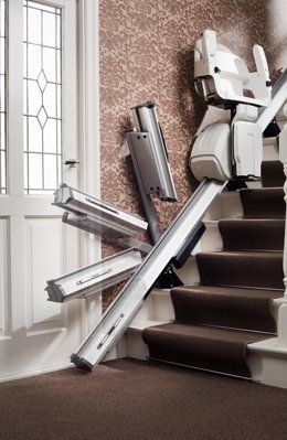 Hinge Track System Straight Stairlift