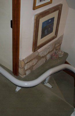 Reconditioned Curved Stairlift Tracks