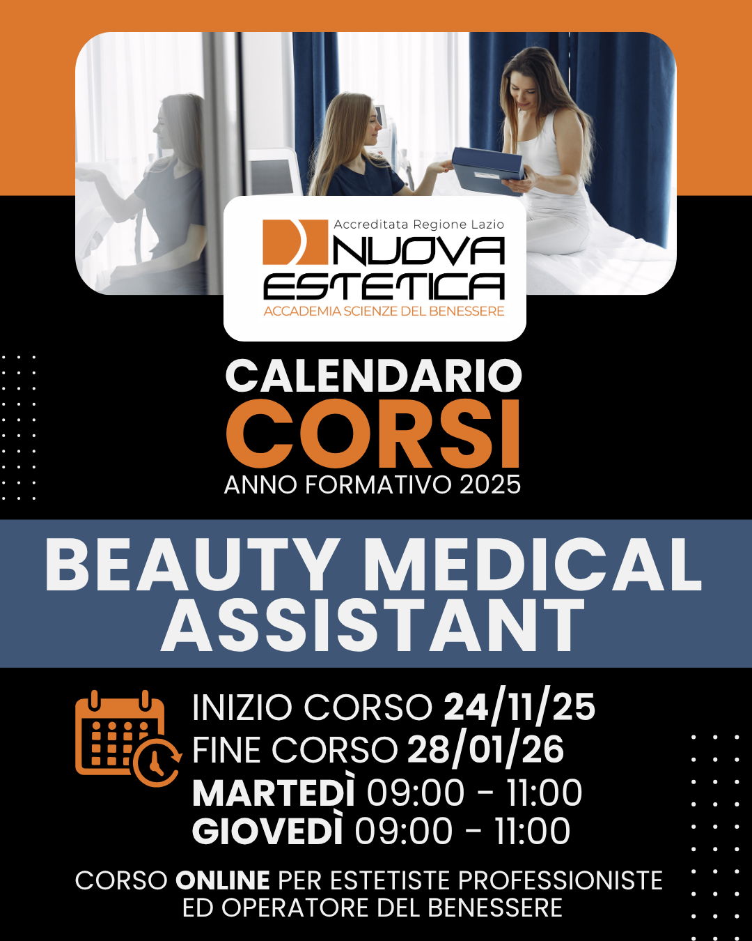 Calendario Corsi Accademia Nuova Estetica Massaggio Mardana