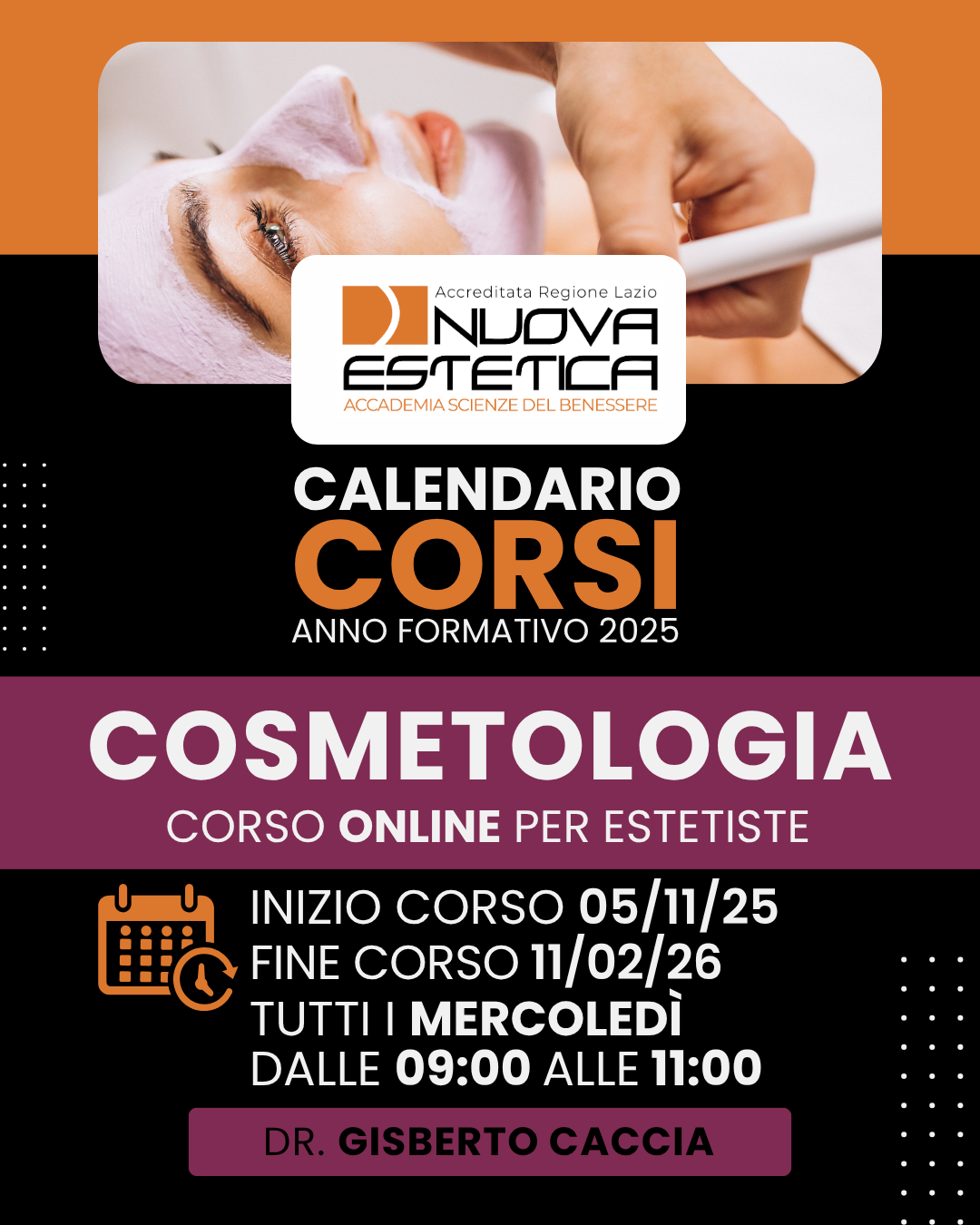 Calendario Corsi Accademia Nuova Estetica Massaggio Thai