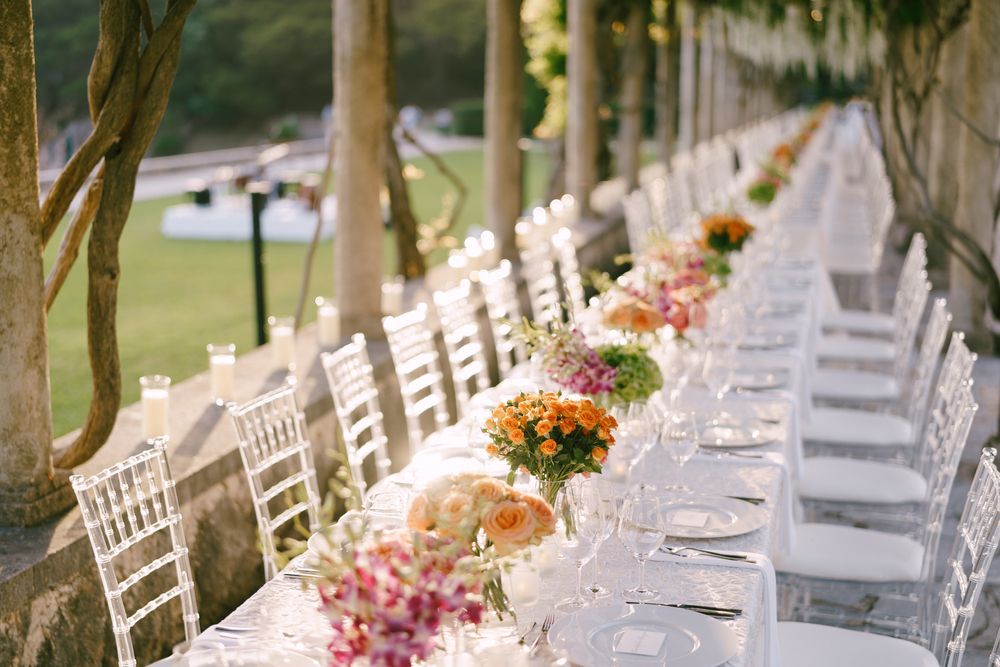 Long Banquet Table Set for a Celebration — Johnny Farming Company In Ooralea, QLD