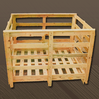 cassa in legno per trasporto verdura