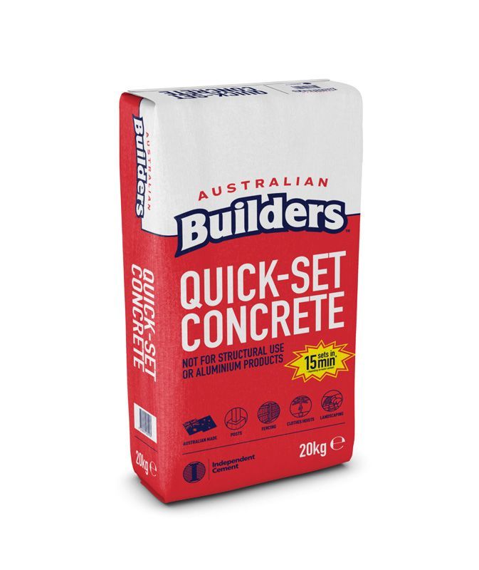 Quick Set Concrete 20kg — Landscaping Materials In Albion Park, NSW