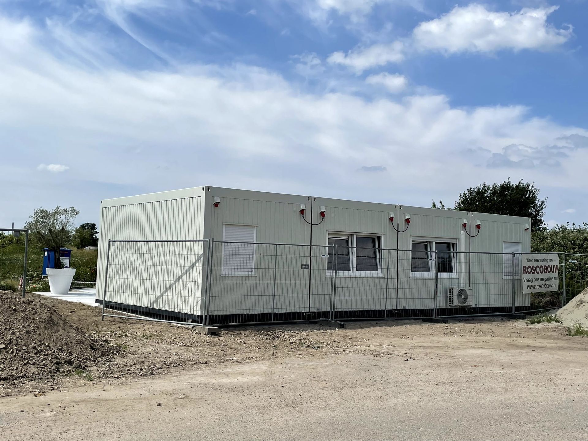 Woonunit huren 12x6 meter