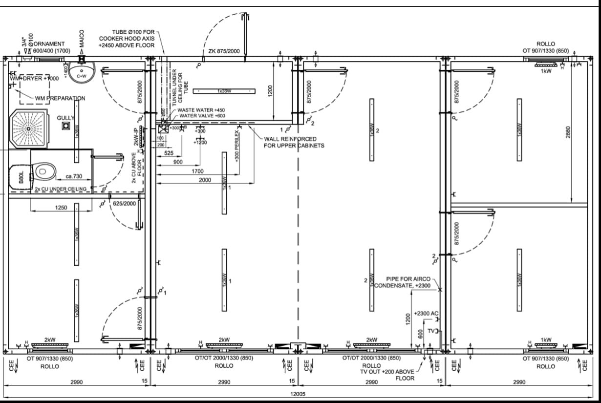 Plattegrond woonunit