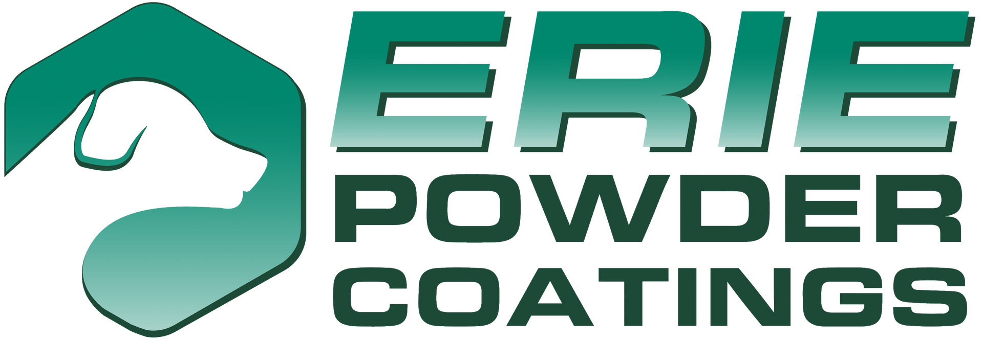 Un logo coloré pour epc powder mig sur fond blanc.