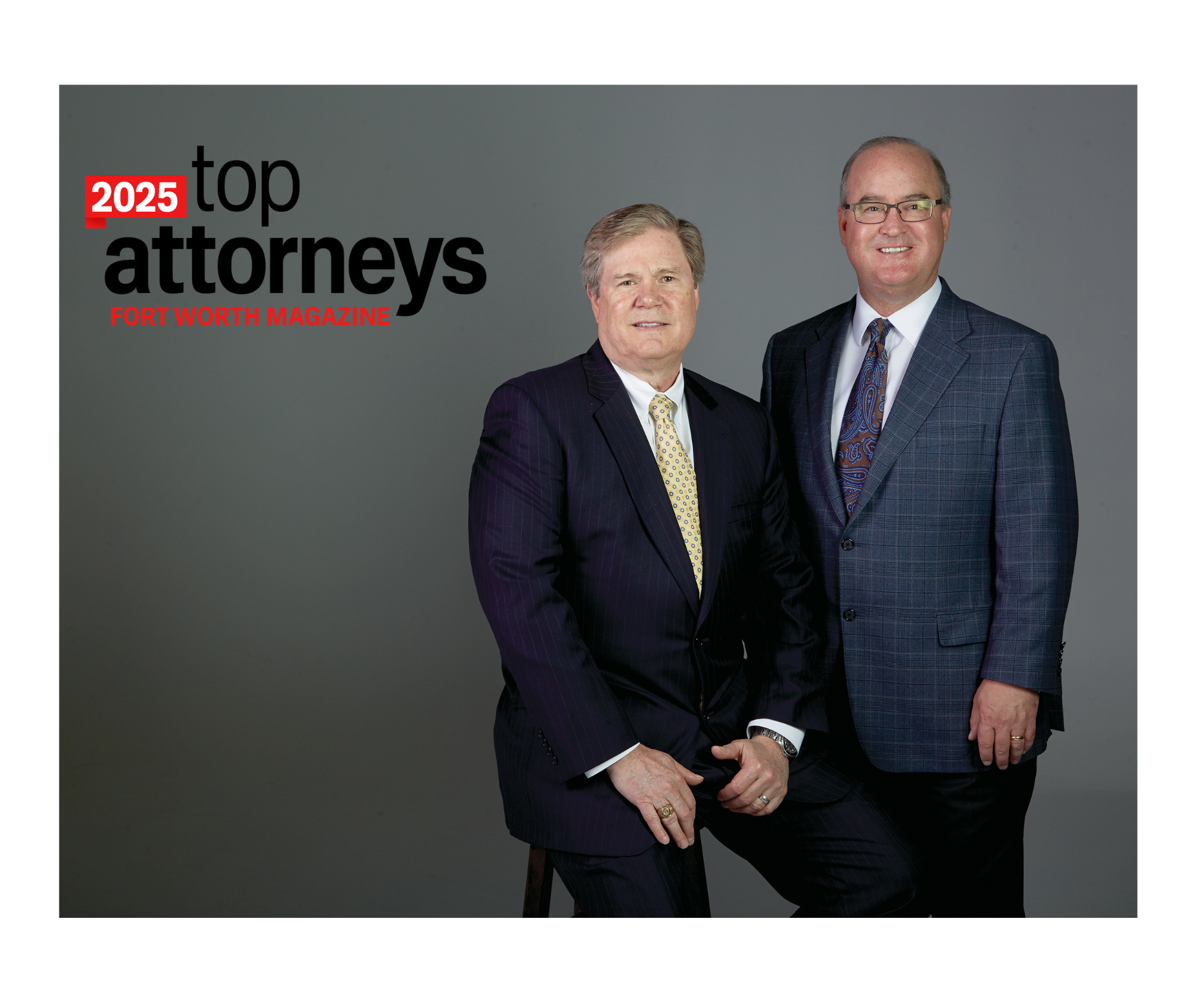 Photo provided by RattikinLaw. Image shows Tom Turet and Jeff Rattikin. 