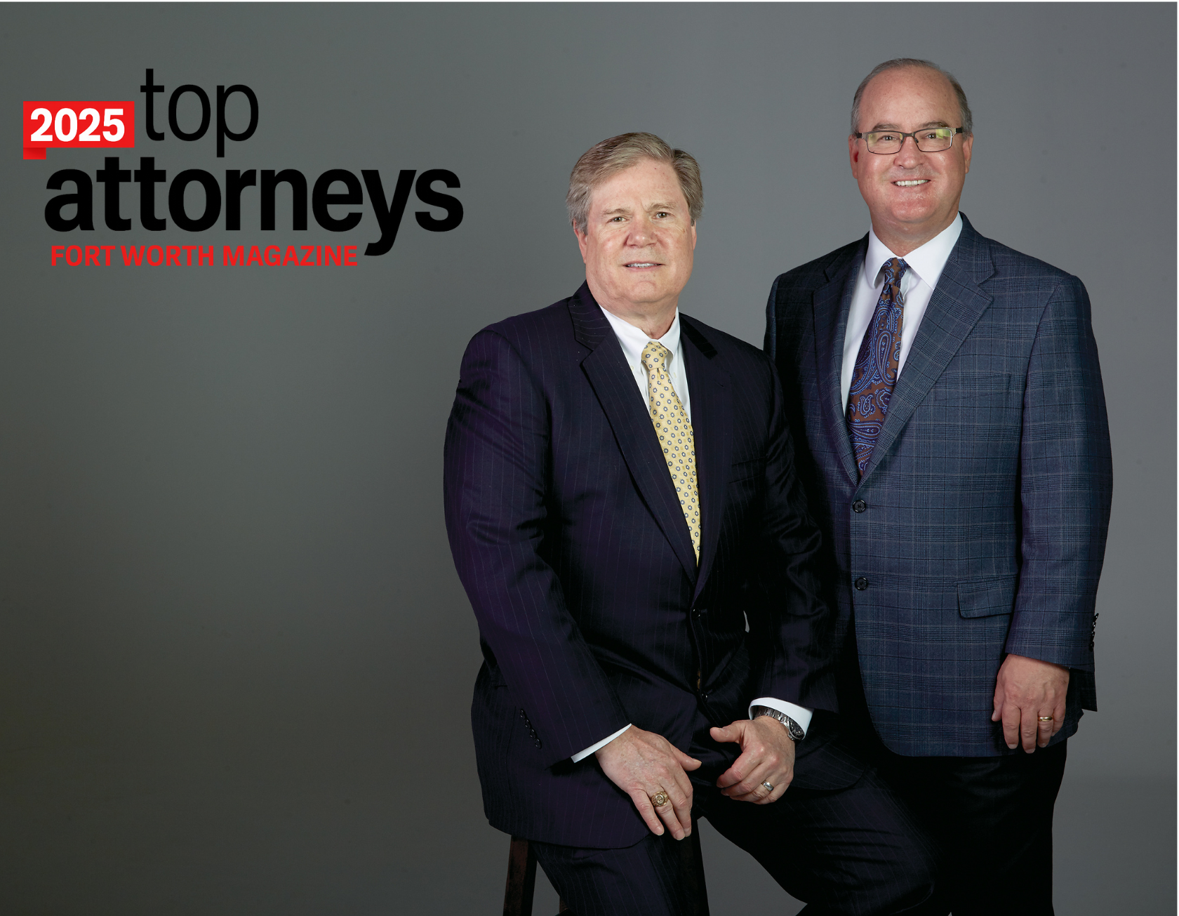 Photo provided by RattikinLaw. Image shows Tom Turet and Jeff Rattikin. 