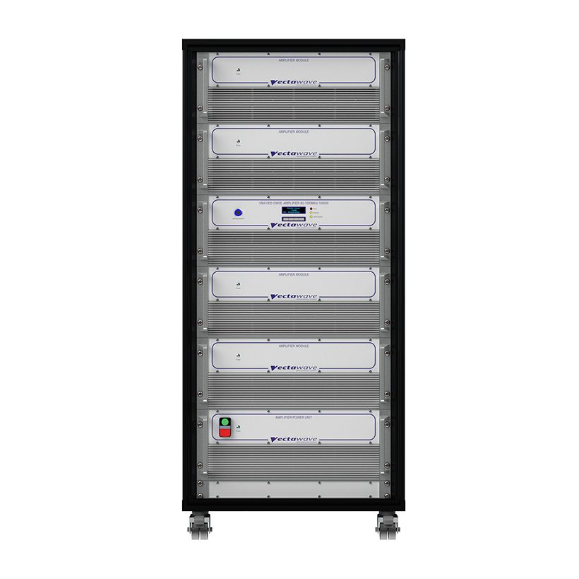 A rack with a lot of electronics in it on a white background.