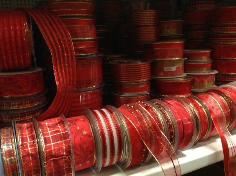 Nastri per pacchi regalo varie decorazioni