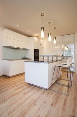 Flooring Contractors — Kitchen Floor in Chelmsford, MA