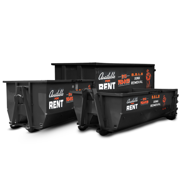 Three Dumpsters