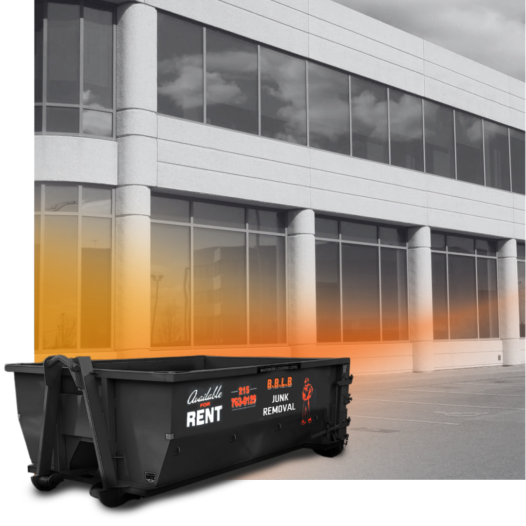 a 10 cubic yard BBLB dumpster