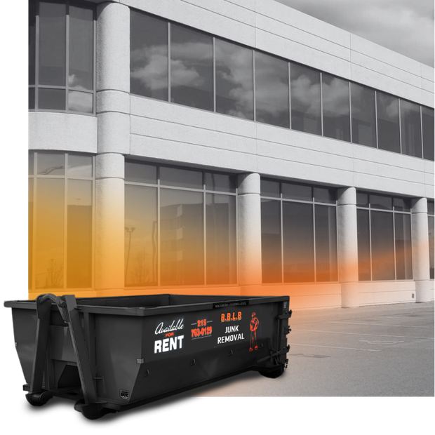 a 10 cubic yard BBLB dumpster