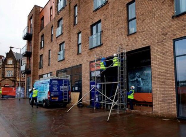 aluminium shopfront swansea
