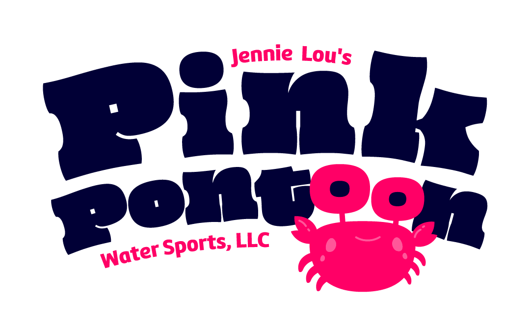 jennie lou's pink pontoon logo