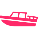 pink boat icon