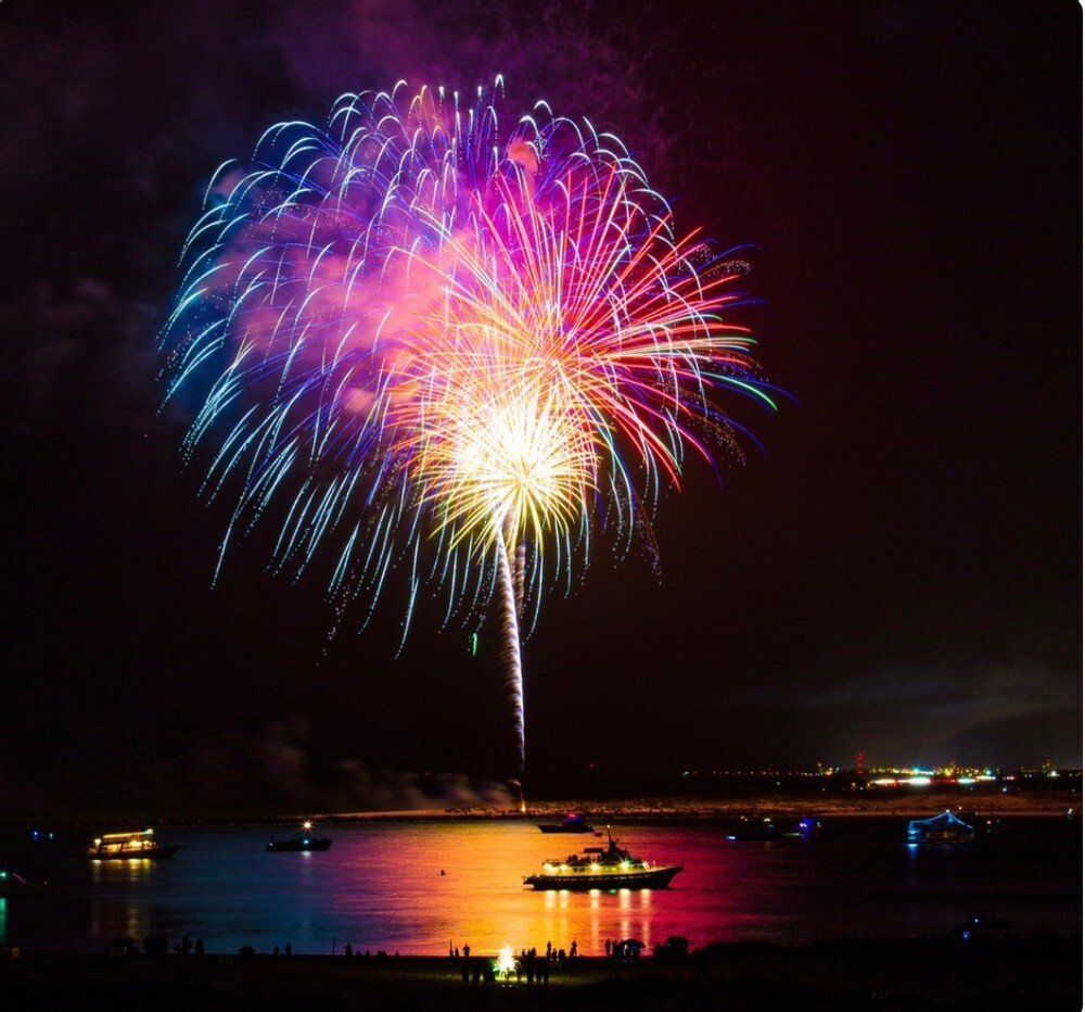Destin Fireworks Cruise Jennie Lou’s Pink Pontoon