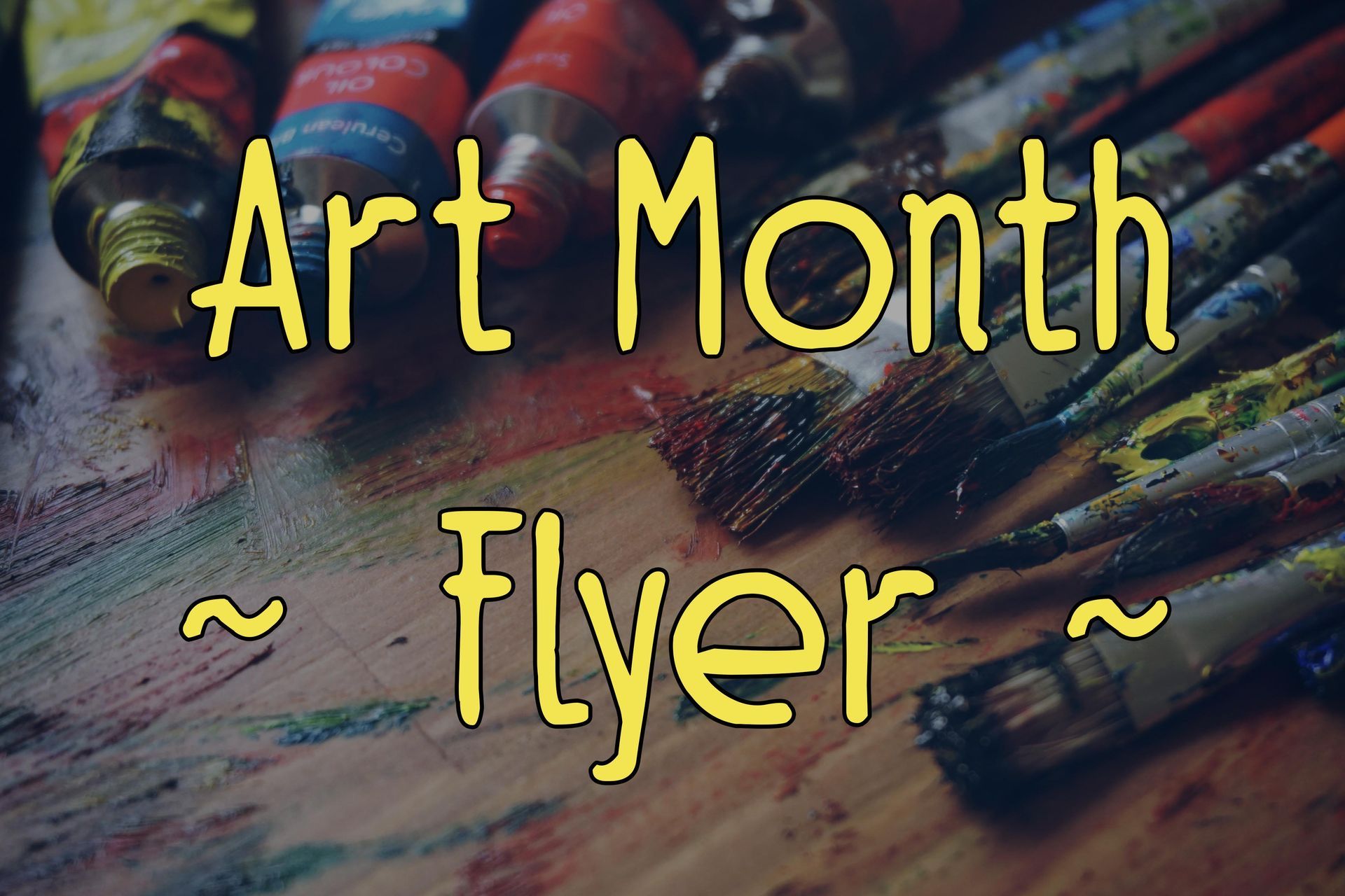 art month flyer
