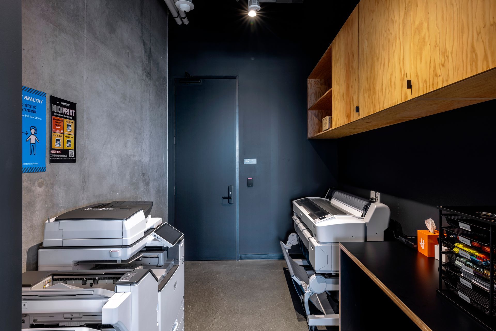 Image of a Nike Copy / Mail Room linking to the Copy / Mail Room space type page.
