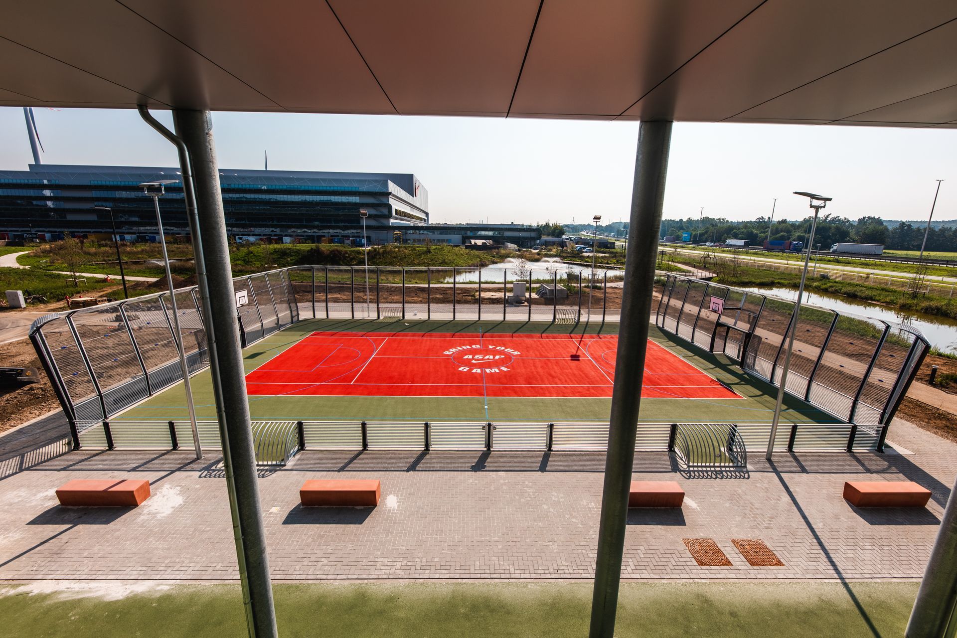 Image linking to outdoor sports court space type