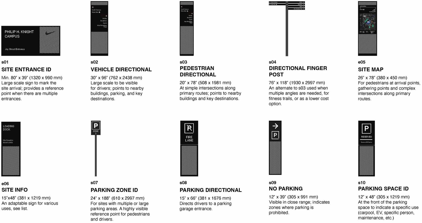 Image of set of standard icons