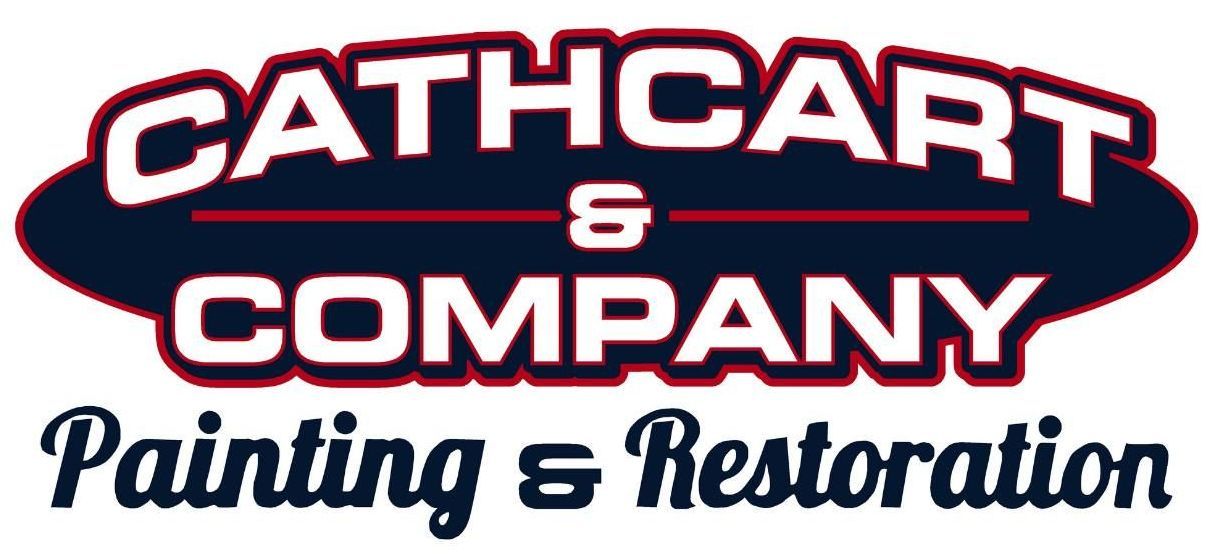 A logo for cathcart & company painting and restoration.