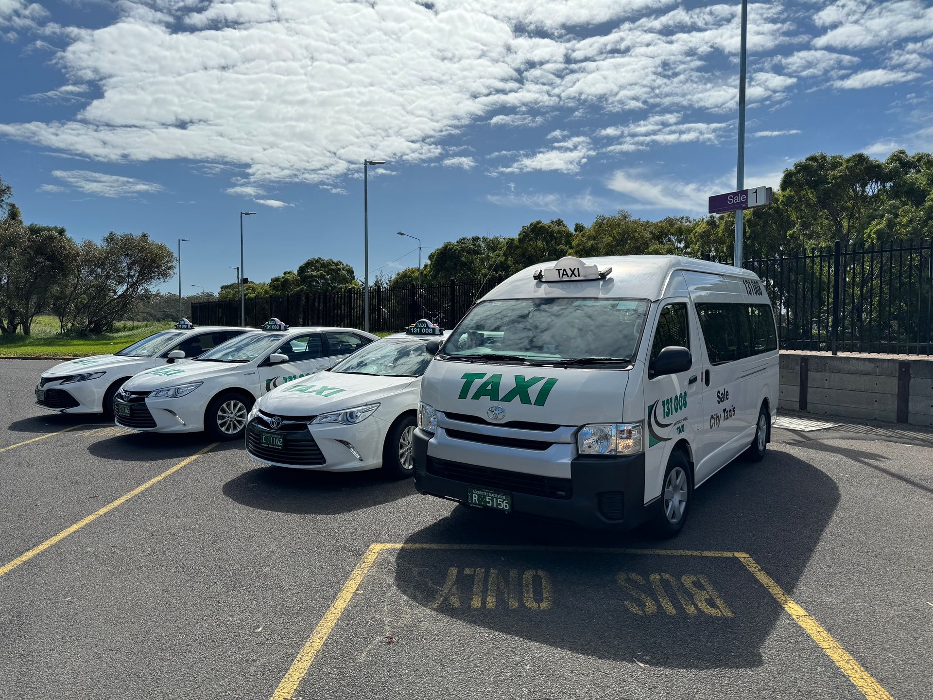 Fleet of Taxis — Sale, VIC — Sale City Taxis