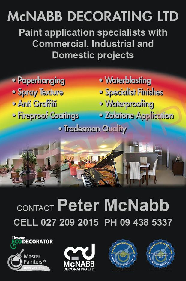 Home painters Whangarei McNabb Decorating Ltd