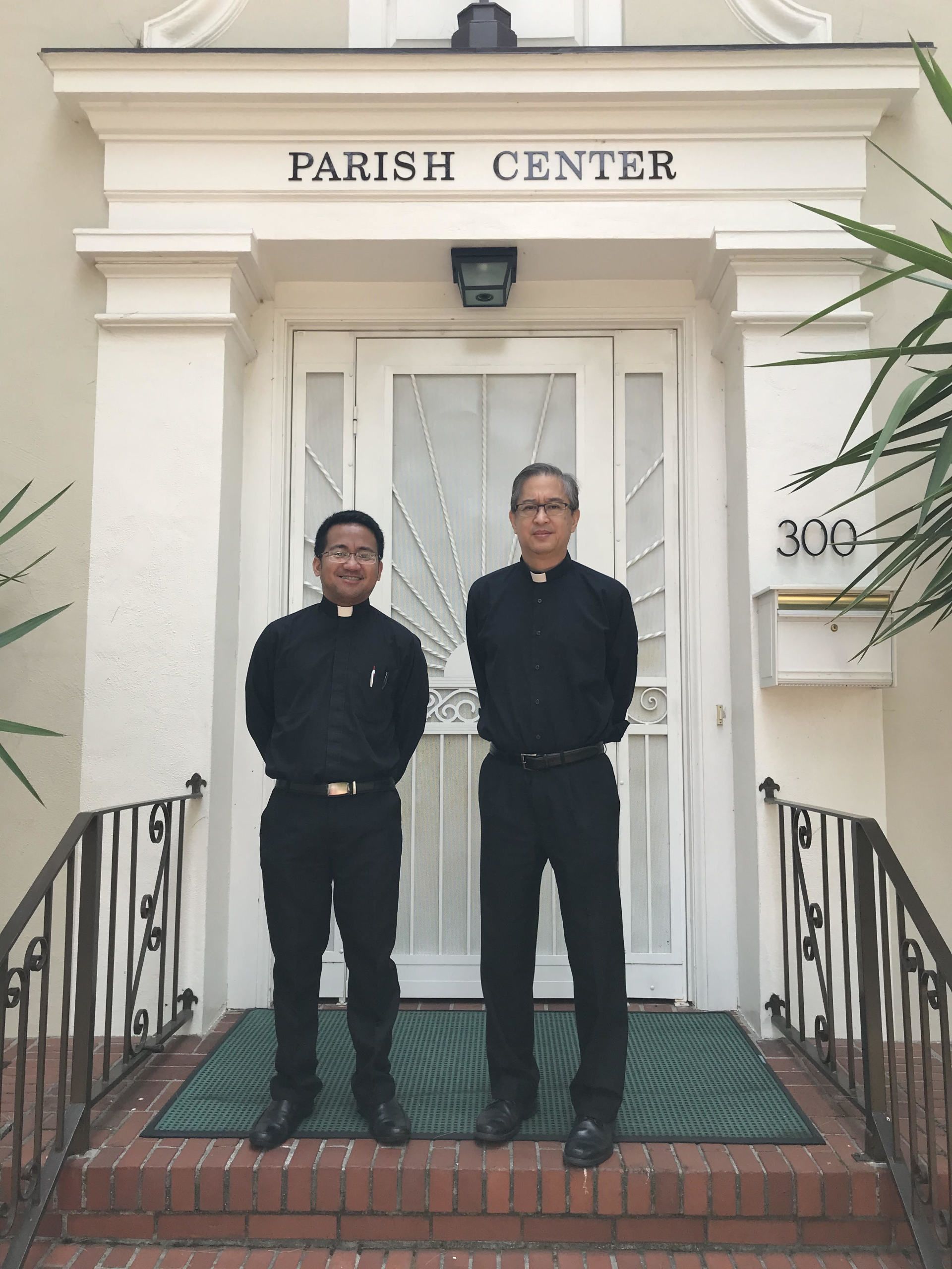 Monsignor Loi and Father Ian