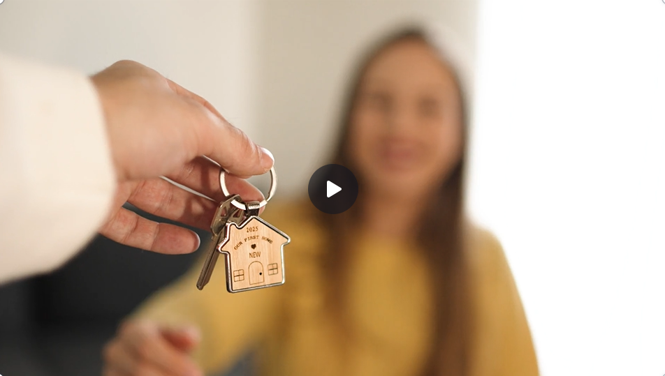 An image of me handing you the keys.