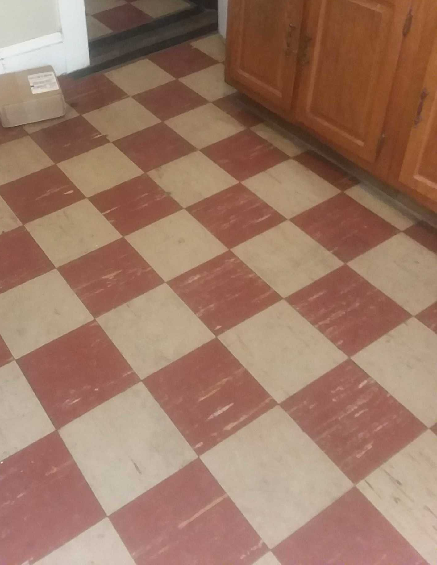 Grungy Tiled Flooring