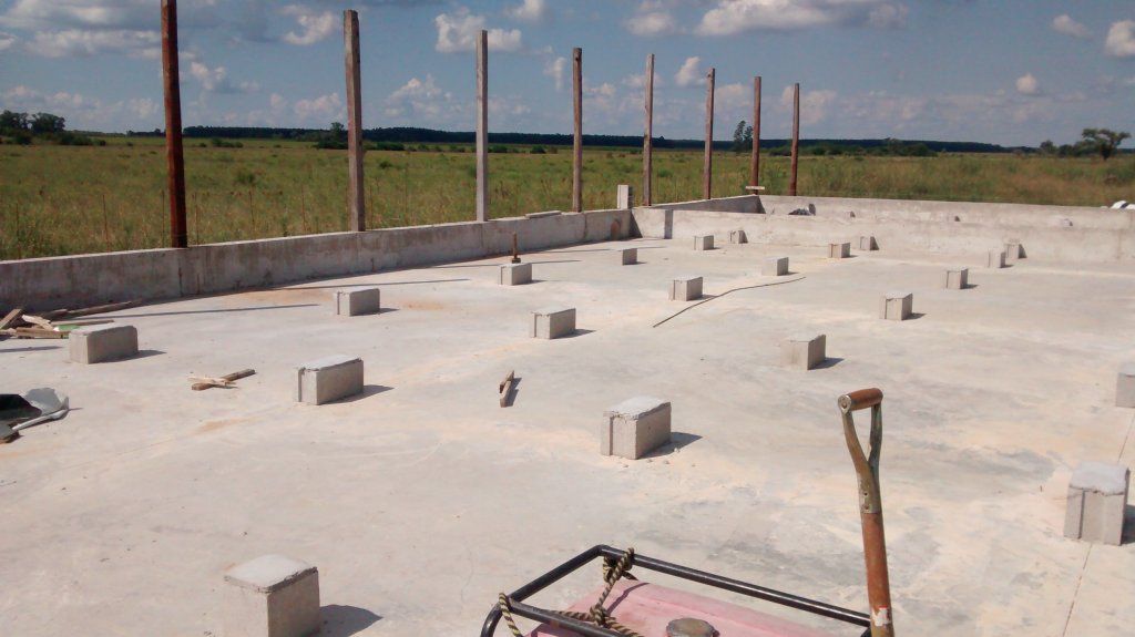 Estructura de hormigón armado construida por FD Fabre Ingeniería en Entre Ríos, proyecto civil e industrial