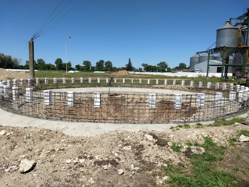 Estructura de hormigón armado construida por FD Fabre Ingeniería en Entre Ríos, proyecto civil e industrial
