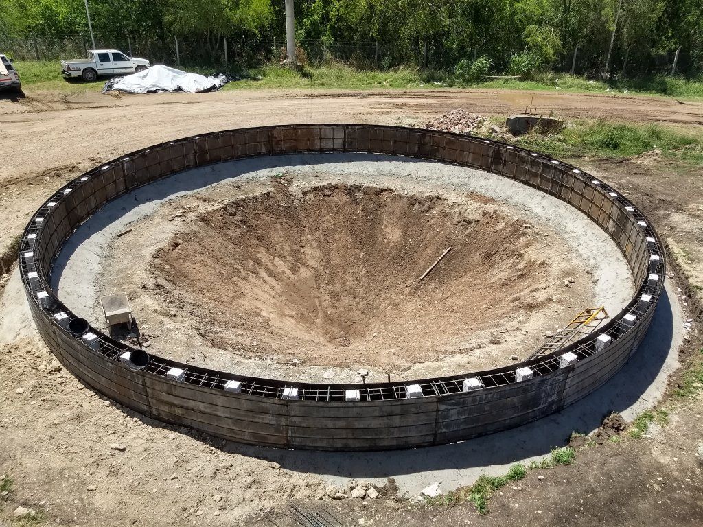 Estructura de hormigón armado construida por FD Fabre Ingeniería en Entre Ríos, proyecto civil e industrial
