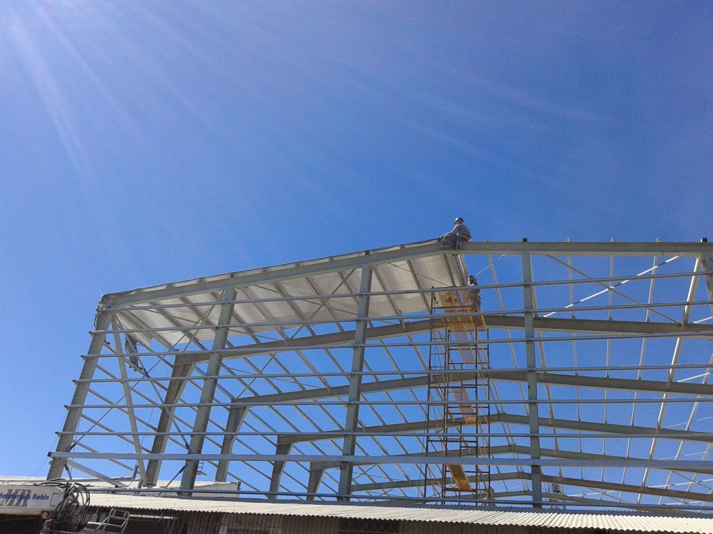 Construcción de estructura metálica de gran porte, diseño y cálculo realizados por FD Fabre Ingeniería