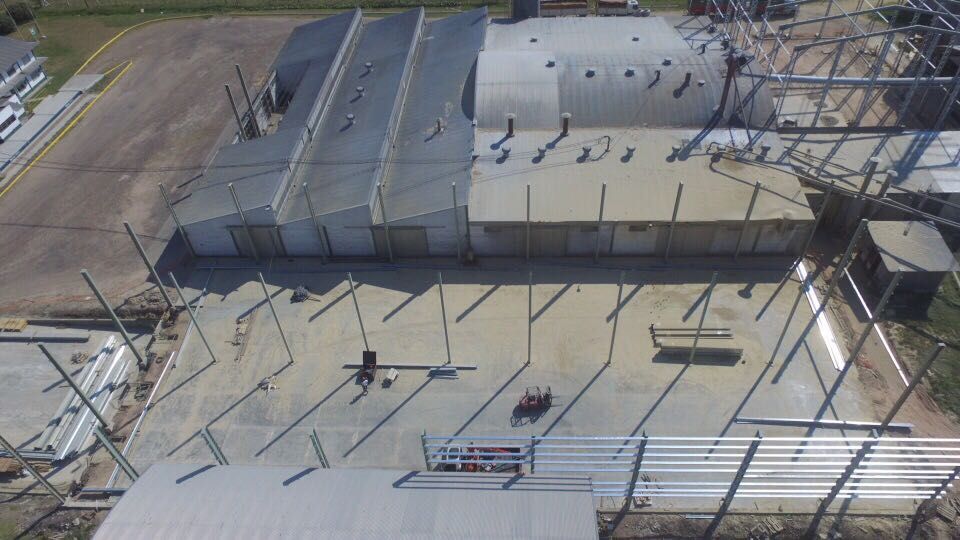 Construcción de estructura metálica de gran porte, diseño y cálculo realizados por FD Fabre Ingeniería