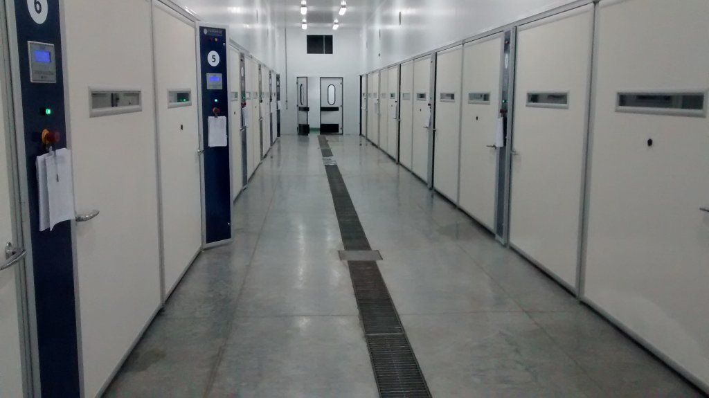 Nave industrial y planta productiva desarrollada por FD Fabre Ingeniería en la región de Villa Elisa, Entre Ríos.