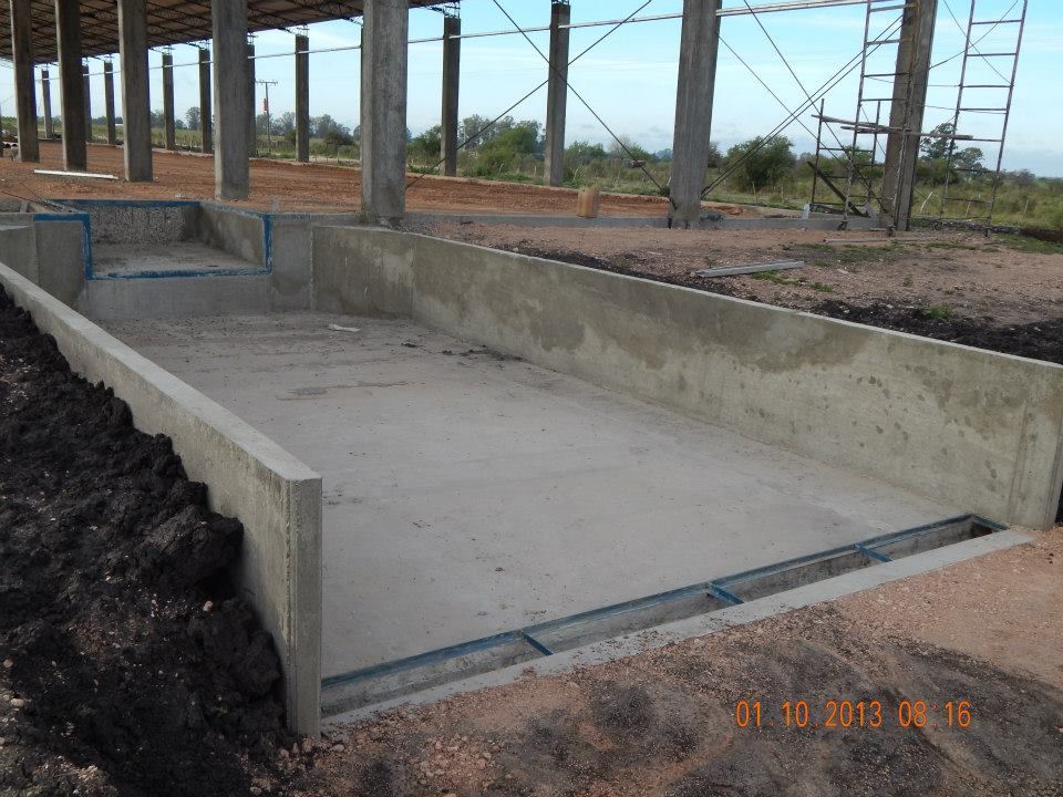 Nave industrial y planta productiva desarrollada por FD Fabre Ingeniería en la región de Villa Elisa, Entre Ríos.