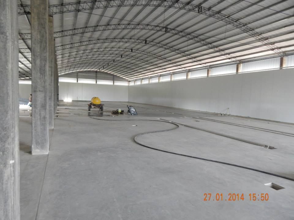 Nave industrial y planta productiva desarrollada por FD Fabre Ingeniería en la región de Villa Elisa, Entre Ríos.