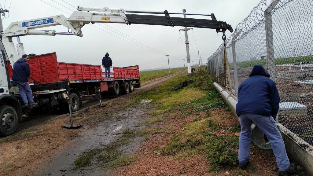 Nave industrial y planta productiva desarrollada por FD Fabre Ingeniería en la región de Villa Elisa, Entre Ríos.